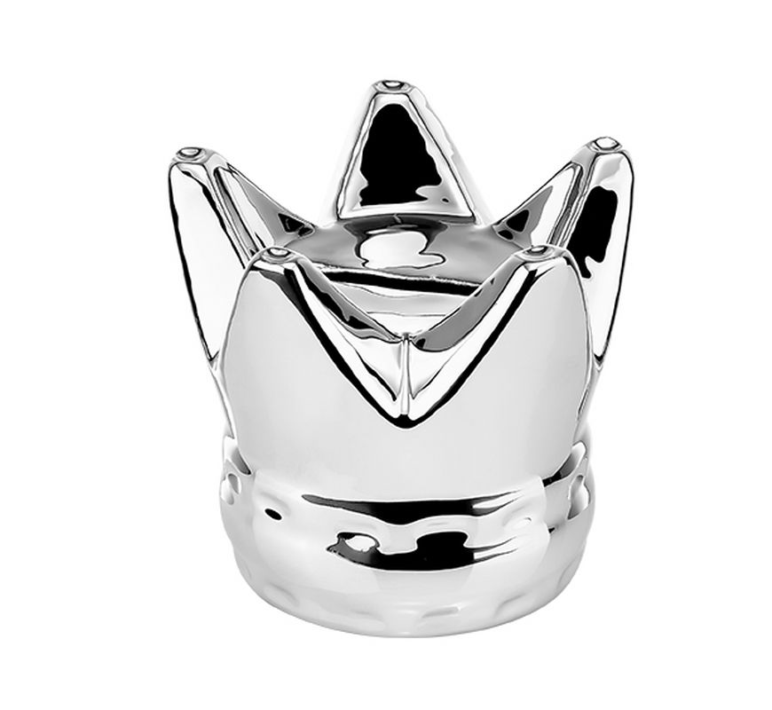 201-4349 ΜΠΟΜΠΟΝΙΕΡΑ ΠΟΡΣΕΛΑΝΙΝΟΣ ΑΣΗΜΙ ΚΟΥΜΠΑΡΑΣ ΚΟΡΩΝΑ Φ9X8CM - Image 1