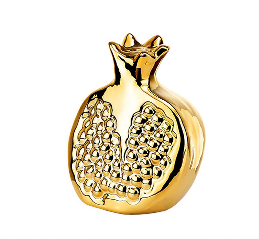 201-4354 ΜΠΟΜΠΟΝΙΕΡΑ ΡΟΔΙ ΧΡΥΣΟ ΚΕΡΑΜΙΚΟ 6.5X8CM - Image 1