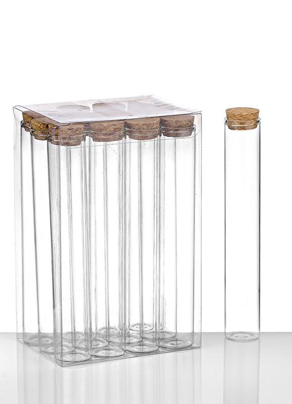 202-7320 ΜΠΟΜΠΟΝΙΕΡΑ ΓΥΑΛΙΝΟΣ ΣΩΛΗΝΑΣ ΜΕ ΦΕΛΛΟ Φ3Χ15CM - Image 1