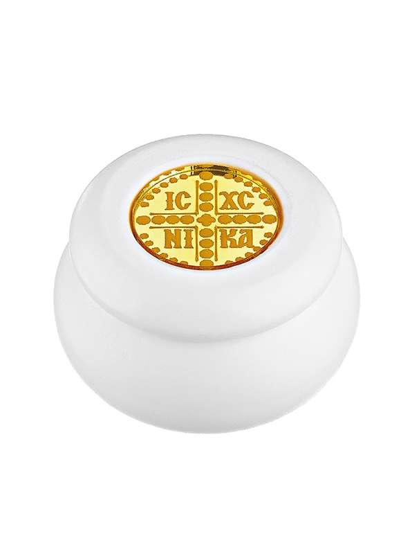 206-2914 ΜΠΟΜΠΟΝΙΕΡΑ ΚΕΡΑΜΙΚΗ ΜΠΙΖΟΥΤΙΕΡΑ ΚΩΝΣΤΑΝΤΙΝΑΤΟ Φ6.5x4.2cm - Image 1